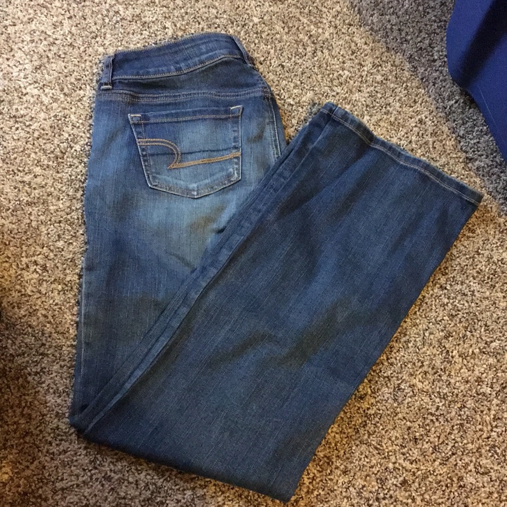 American Eagle 🦅 super stretch boho artist jeans